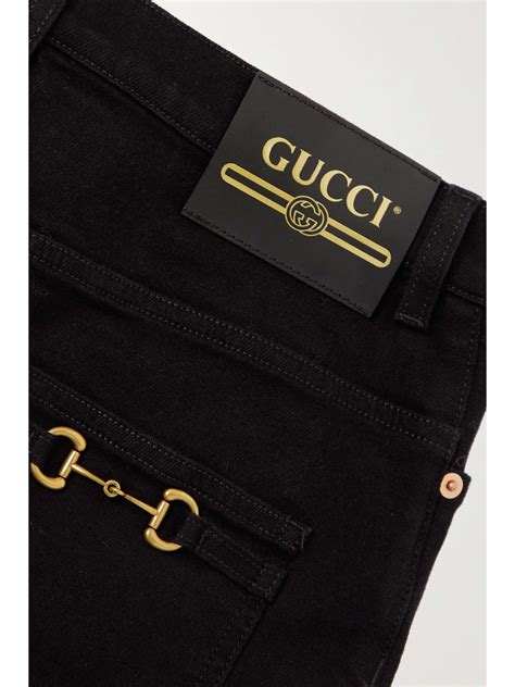 gucci iridescent print skinny jeans|gucci jeans net a porter.